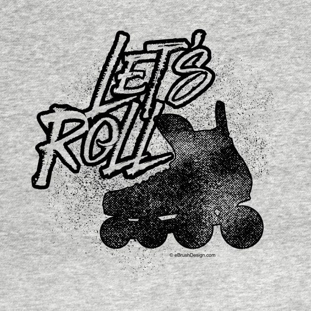 Let's Roll (inline roller hockey) by eBrushDesign